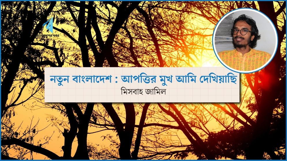 নতুন বাংলাদেশ : আপত্তির মুখ আমি দেখিয়াছি