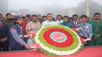 চাঁদপুরে বীর শহীদদের প্রতি সর্বস্তরের জনসাধারণের শ্রদ্ধা