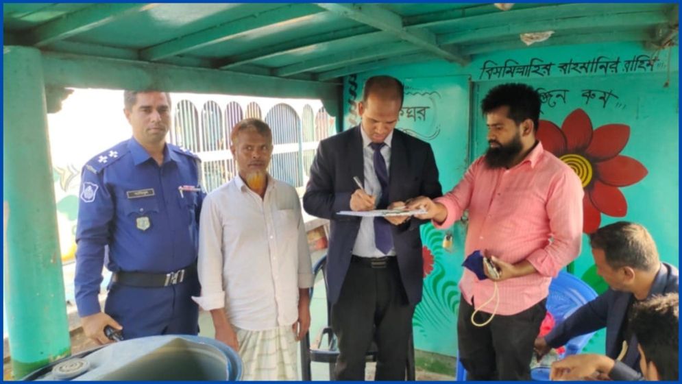 নরসিংদীতে অবৈধভাবে বালু উত্তোলন, ১২ লাখ টাকা জরিমানা