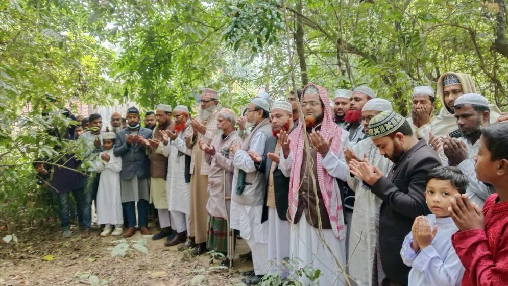 শাজাহানপুরে নিহতদের পরিবারের সাথে শামীম সাঈদীর সাক্ষাৎ