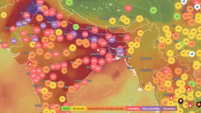 ছুটির দিনেও ঢাকার বাতাস খুব অস্বাস্থ্যকর