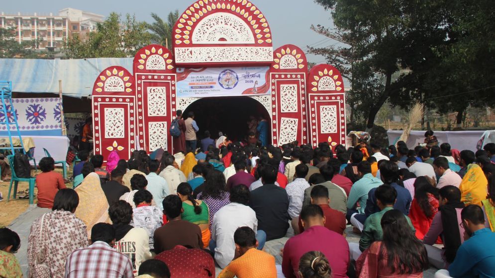 নজরুল বিশ্ববিদ্যালয়ে সরস্বতী পূজা উদযাপন