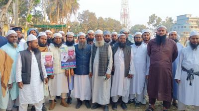 ফরিদপুর-১ আসনে নির্বাচনী প্রচারণায় খেলাফত মজলিসের প্রার্থী