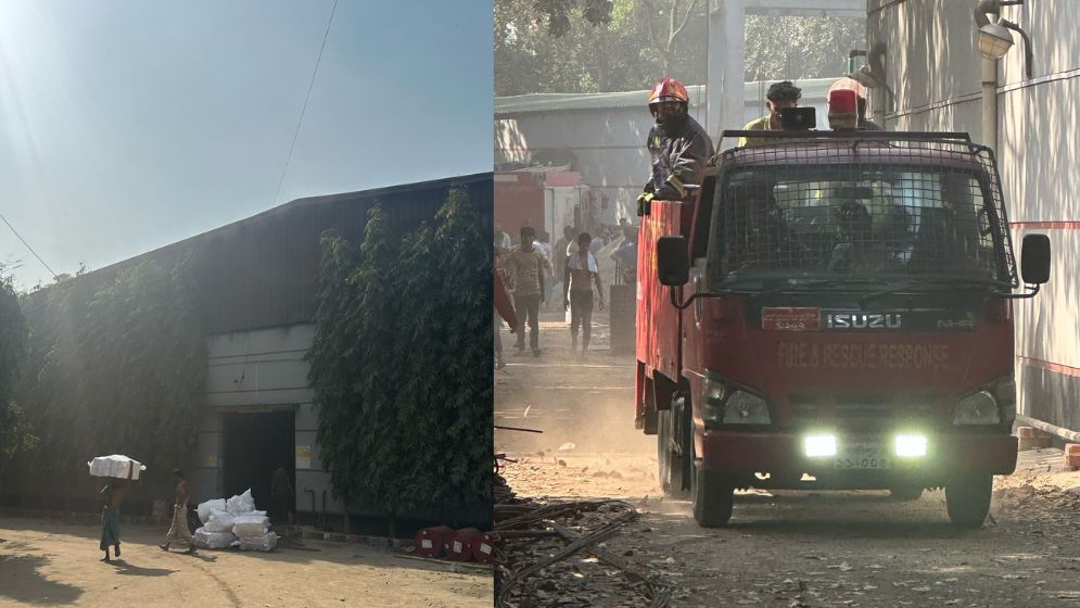 শ্রীপুরে কারখানায় ভয়াবহ অগ্নিকাণ্ড, কোটি টাকার ক্ষতি