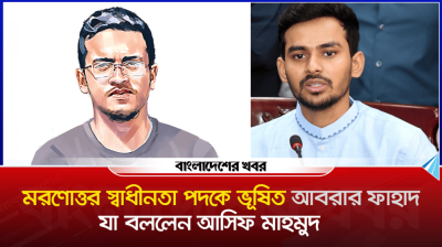 মরণোত্তর স্বাধীনতা পদকে ভূষিত আবরার ফাহাদ, যা বললেন আসিফ মাহমুদ