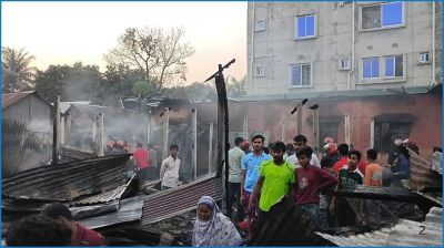 গাজীপুরের ঝুট গোডাউনের আগুন নিয়ন্ত্রণে
