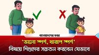 ‘ভালো স্পর্শ, খারাপ স্পর্শ’ বিষয়ে শিশুদের সচেতন করবেন যেভাবে