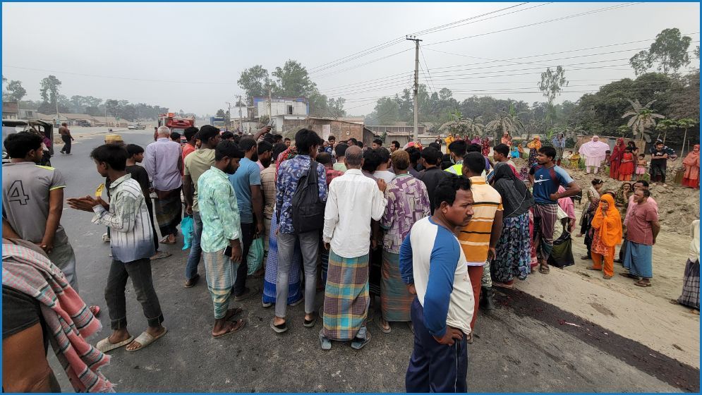 বগুড়ায় আলু বোঝাই ট্রাকের ধাক্কায় নিহত ১