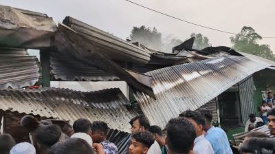 চর রাজিবপুরে ভয়াবহ অগ্নিকাণ্ডে ৬৫ লাখ টাকার ক্ষতি