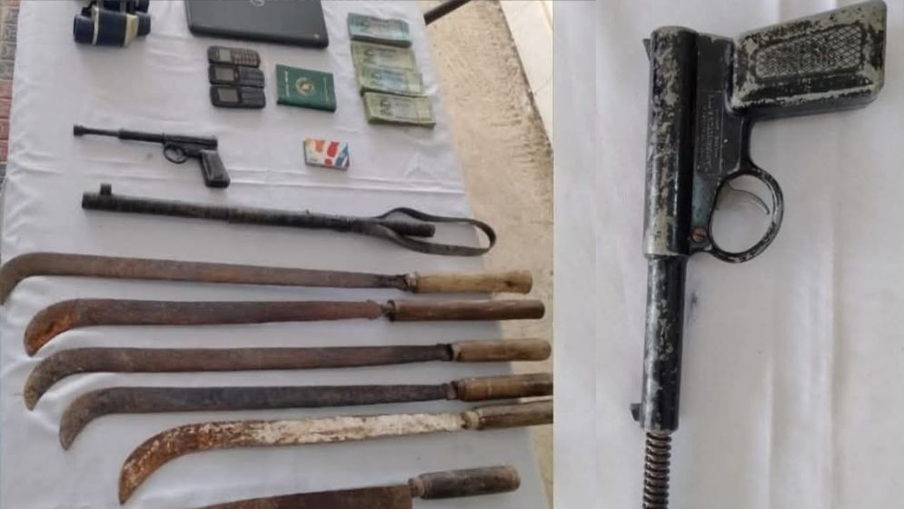 ছাতকে সেনা অভিযানে অস্ত্র উদ্ধার