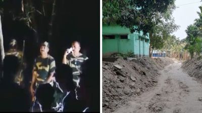 ভূরুঙ্গামারী সীমান্তে সড়ক নির্মাণে বিএসএফের বাধা
