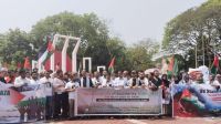 ‘গ্লোবাল স্ট্রাইক ফর গাজা’র সাথে মেডিকেল শিক্ষার্থীদের সংহতি