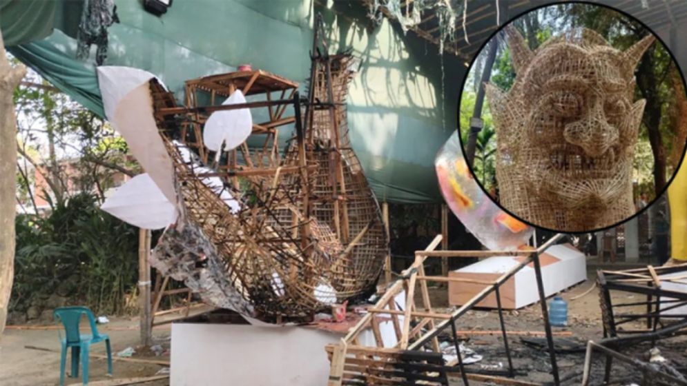 ফ্যাসিস্টের মোটিফ পোড়ানোর ঘটনায় তদন্ত কমিটি