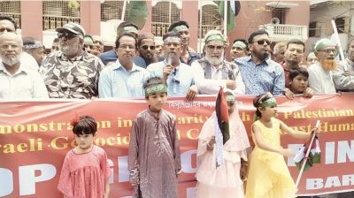 ফিলিস্তিন সংকটে সরকারের সক্রিয় ভূমিকা চায় জনগণ : রহমাতুল্লাহ