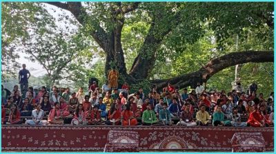 বর্ষবরণে প্রস্তুত রমনা বটমূল