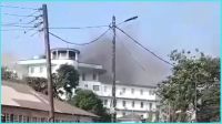 সিয়েরা লিওনে প্রেসিডেন্টের কার্যালয়ে আগুন