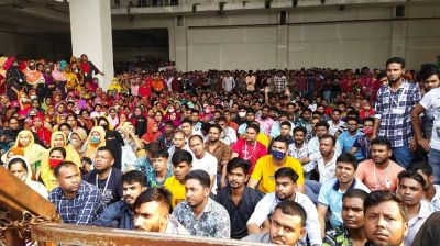 ধামরাইয়ে ৭৫ শ্রমিক ছাঁটাই, কারখানায় কর্মবিরতি