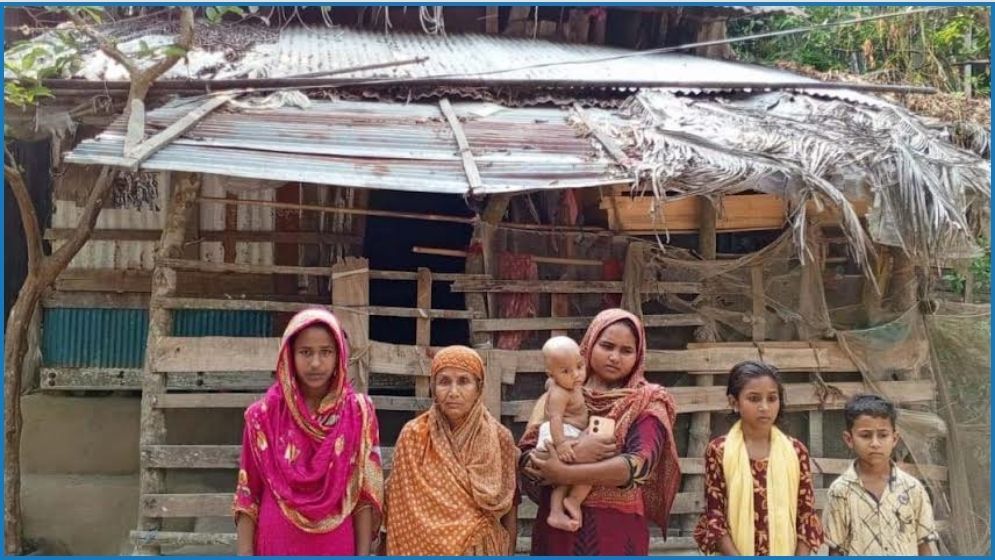 বিধবা আরেফার পরিবারকে উচ্ছেদের চেষ্টা, পাশে দাঁড়াচ্ছে না কেউ