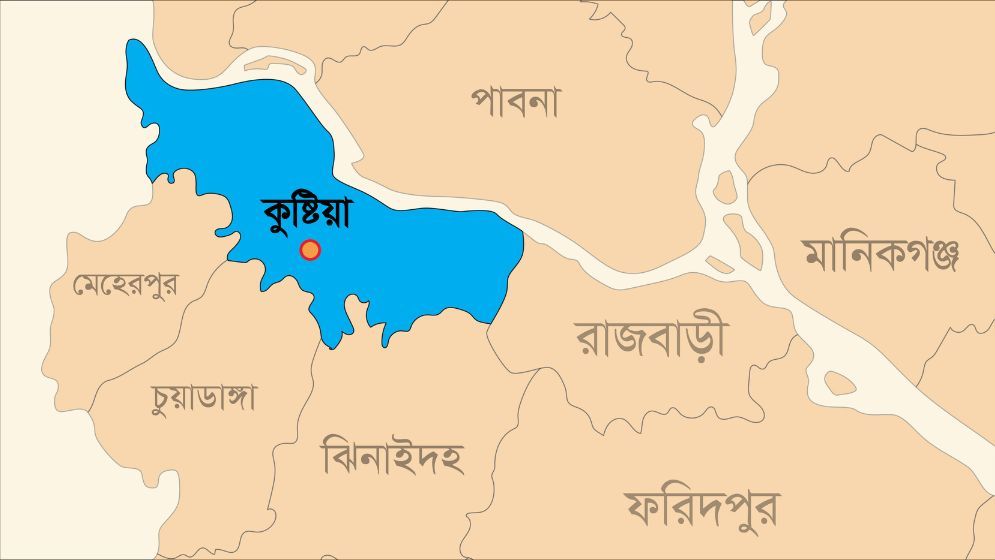 কুষ্টিয়ায় ট্রাকের ধাক্কায় ভ্যানচালক নিহত