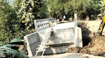 বাউফলে গার্ডার সেতু নির্মাণে অনিয়মের অভিযোগ