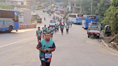 বান্দরবানে হিল ম্যারাথন অনুষ্ঠিত