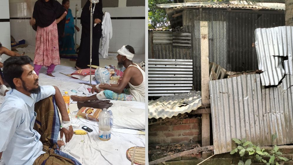 ভাঙ্গায় আধিপত্য বিস্তার-আম পাড়া নিয়ে সংঘর্ষ, আহত ৪০