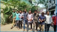 পিএসসি সংস্কারসহ ৭ দফা দাবিতে জবি শিক্ষার্থীদের বিক্ষোভ
