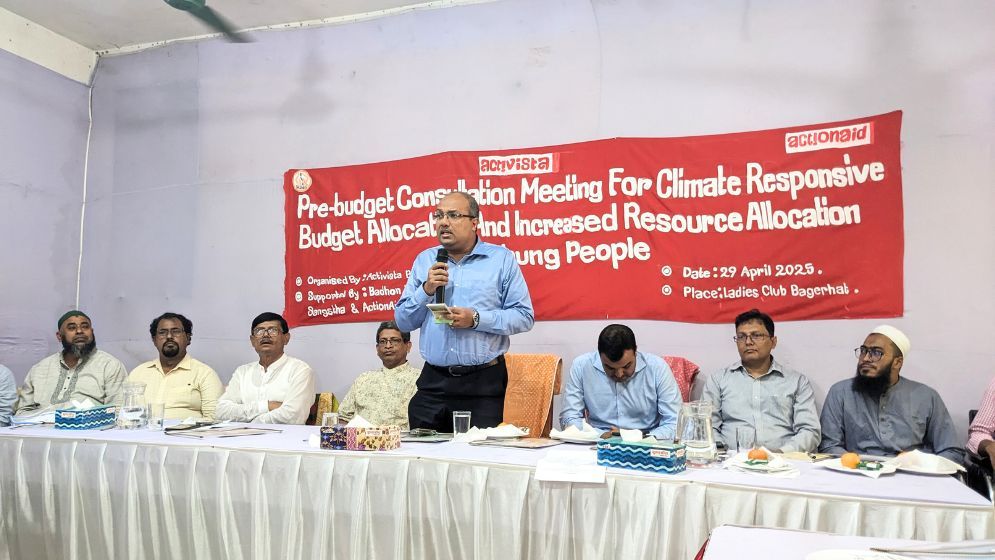 জলবায়ু মোকাবিলায় বাজেট পরিকল্পনায় তরুণদের সম্পৃক্ত হওয়ার আহ্বান