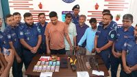 মৌলভীবাজারে আন্তঃজেলা ডাকাত চক্রের ৭ সদস্য গ্রেপ্তার