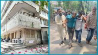 জবির অবকাশ ভবনের ছাদের দেয়ালে ধস, আহত ১