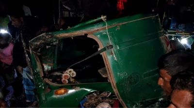 শেরপুরে ট্রাকচাপায় ইজিবাইক চালক নিহত