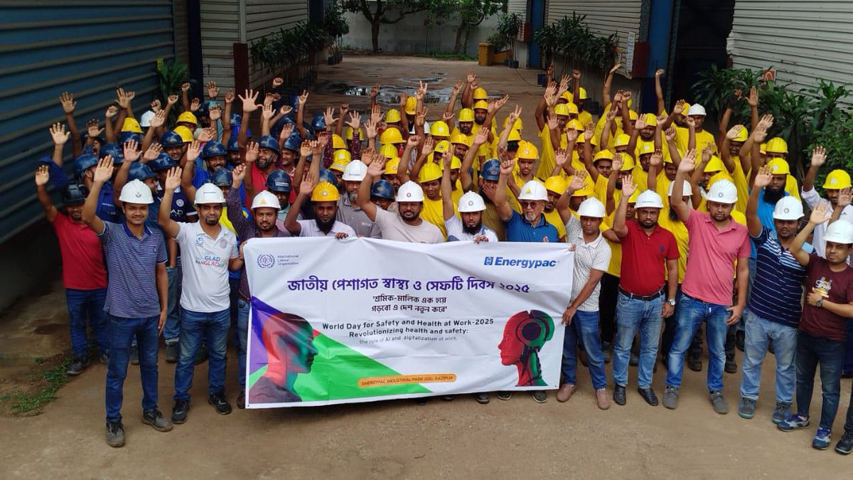 ‘বিশ্ব কর্মক্ষেত্রে নিরাপত্তা ও স্বাস্থ্য দিবস ২০২৫’ পালন করল এনার্জিপ্যাক