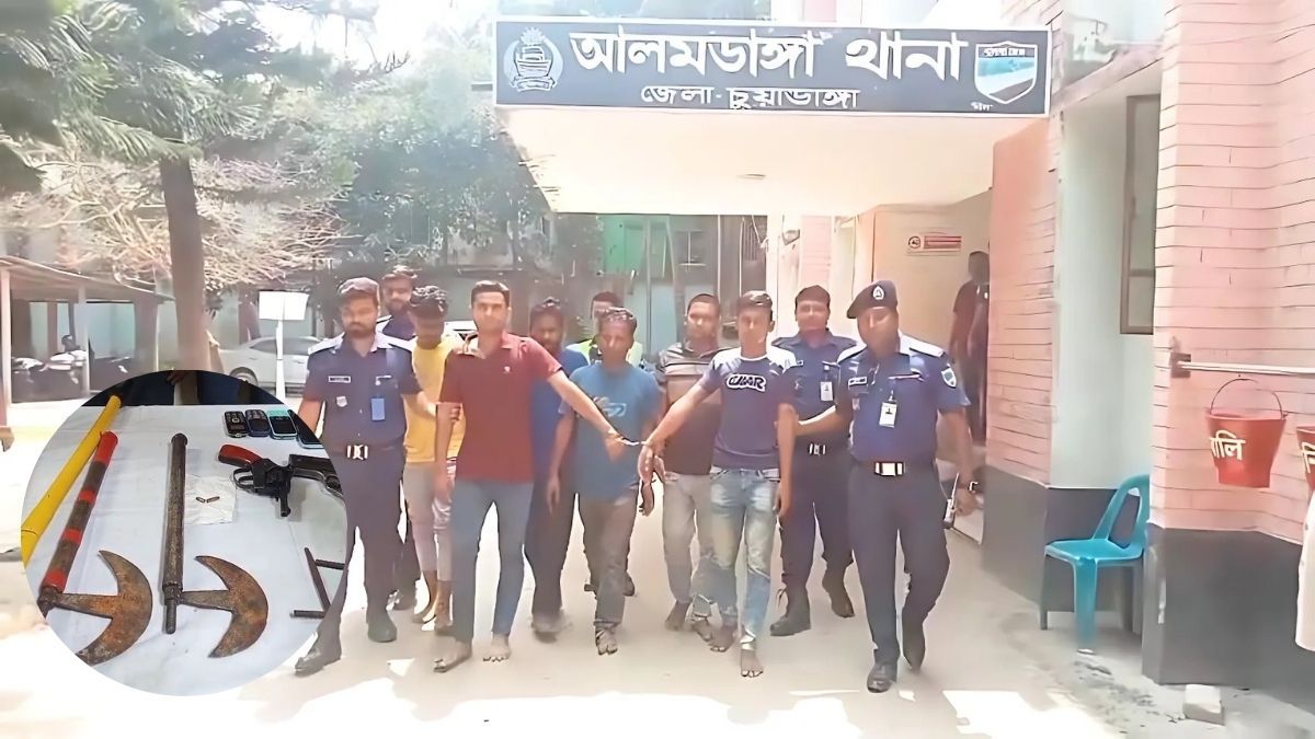 চুয়াডাঙ্গায় ডাকাতির প্রস্তুতিকালে আটক ৬, আগ্নেয়াস্ত্র উদ্ধার