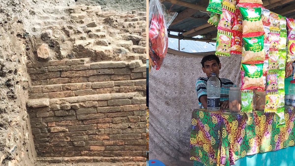 লালমাই পাহাড়ে রাজার বাড়ির প্রথম দোকান!