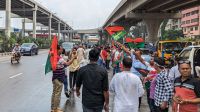 খালেদা জিয়াকে বরণ করতে রাজপথে নেতাকর্মীদের ঢল