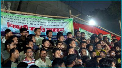 রাজুতে একসঙ্গে জাতীয় সংগীত গাইলো ছাত্রদল, ইউনিয়ন, বাগছাস