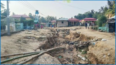 চন্দনাইশে আশ্রয়ণ প্রকল্পে রাস্তা নেই, দুর্ভোগে ১১৬ পরিবার