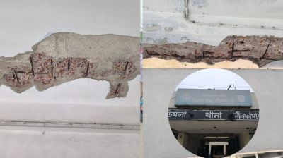 ঝুঁকিপূর্ণ ডিমলা থানা ভবনে আতঙ্কে পুলিশ সদস্যরা