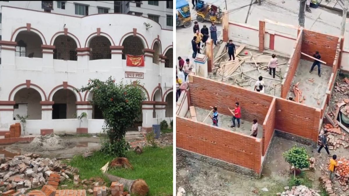 রওশন এরশাদের পৈত্রিক বাড়ি ‘সুন্দর মহল’ ভাঙচুর