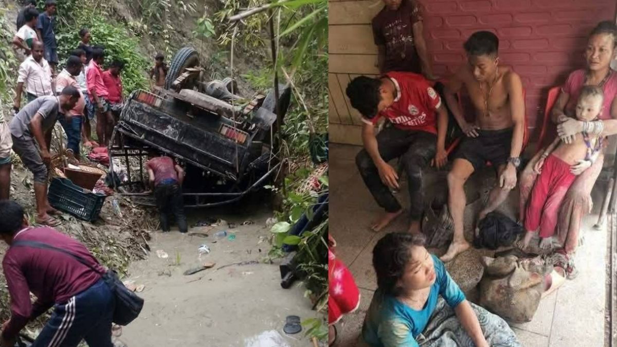 ‘চান্দের গাড়ি’ পাহাড়ি খাদে পড়ে নিহত ১, আহত ৩৫