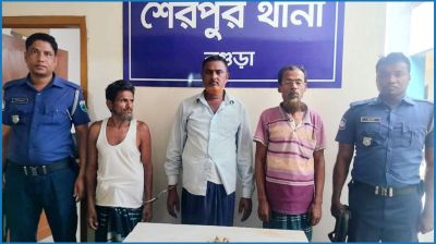 বগুড়ায় নকল সোনার মূর্তি বিক্রি, প্রতারকসহ গ্রেপ্তার ৩