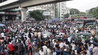 সাম্য হত্যার বিচার দাবিতে শাহবাগ অবরোধ, ২ ঘণ্টা পর যান চলাচল স্বাভাবিক