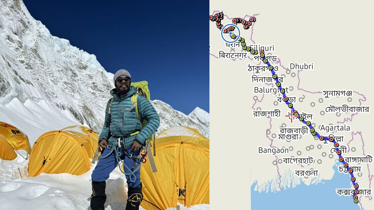 কক্সবাজার থেকে হেঁটে এভারেস্ট জয় করলেন শাকিল