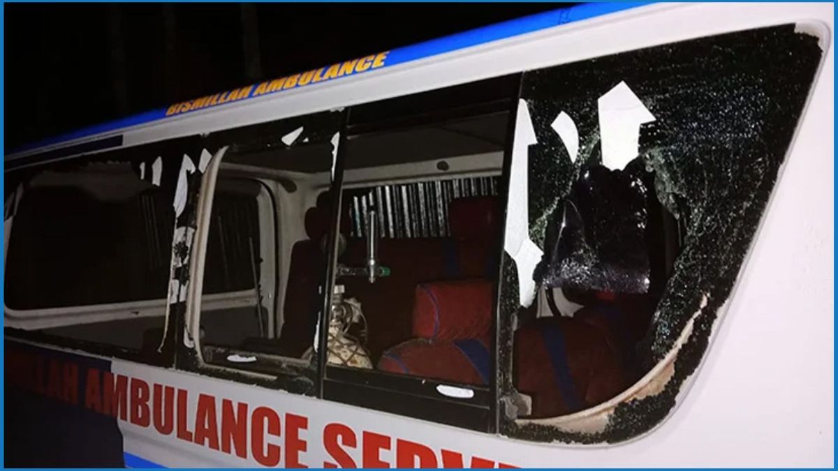 লাশবাহী অ্যাম্বুলেন্সে হামলা, নারীসহ আহত ৯