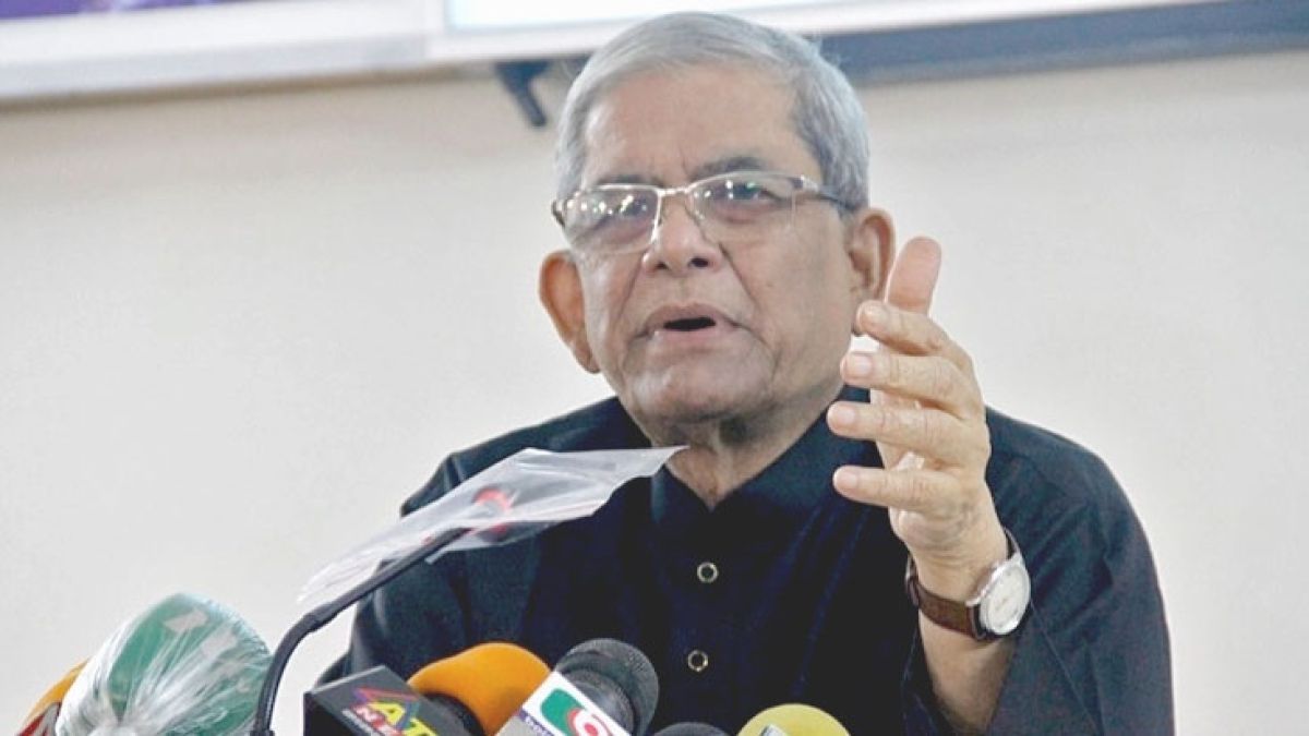 অন্তর্বর্তী সরকারকে নির্বাচনের সময়সূচি পুনঃবিবেচনার আহ্বান ফখরুলের