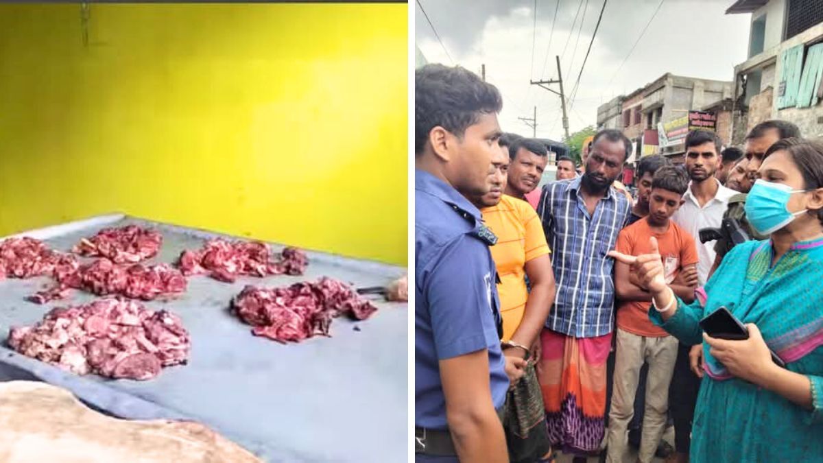 খুলনায় পচা মাংস বিক্রি, ব্যবসায়ীকে ১০ দিনের কারাদণ্ড