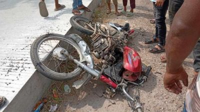 রায়গঞ্জে বাসচাপায় মোটরসাইকেল আরোহী নিহত