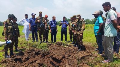 সুনামগঞ্জে মরিচ ক্ষেত থেকে গ্রেনেড উদ্ধার
