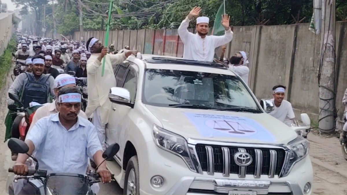 গাজীপুর-২ আসনে জামায়াতের মোটরসাইকেল শোভাযাত্রা