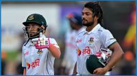 শান্ত-মুশফিকের জোড়া শতকে স্বস্তিতে বাংলাদেশ
